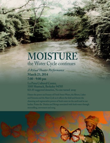 flyer for MOISTURE:The Water Cycle Continues