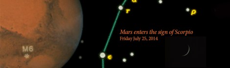 New Moon Leo chapter 3, Mars enters the sign of Scorpio after 8 months in Libra