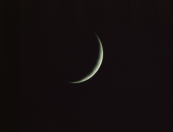 crescent moon waxing
