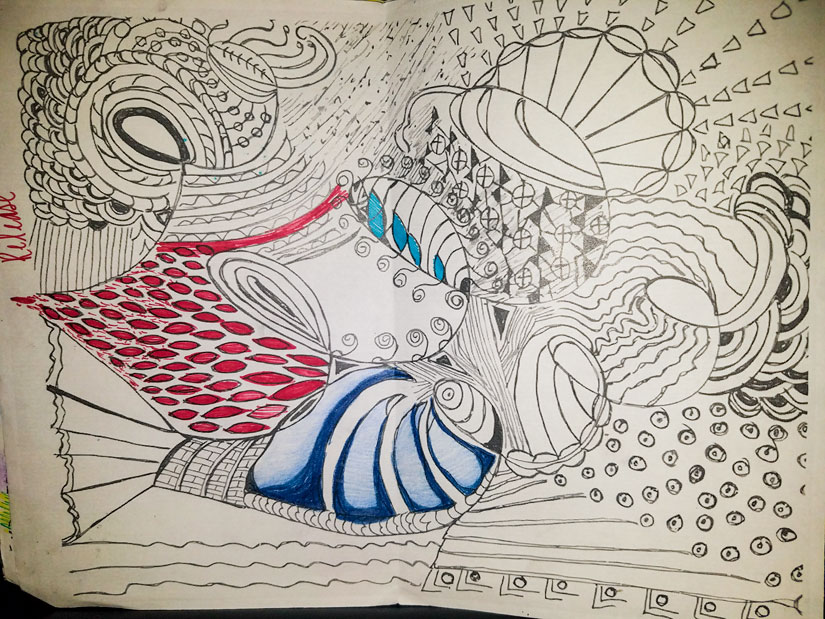 Janessa Minjarez, fish page, © 2017