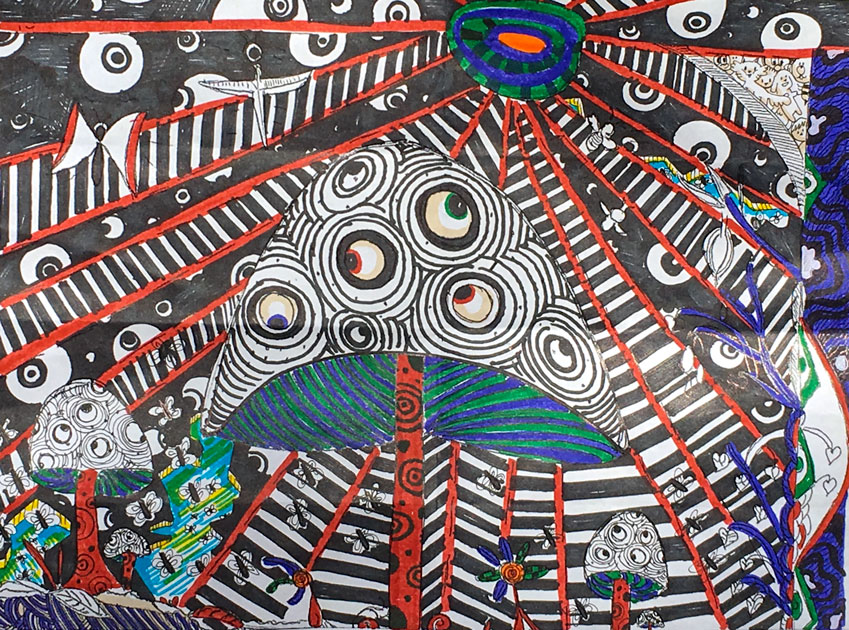 Ju Yeoung Kim, mushroom page, © 2017