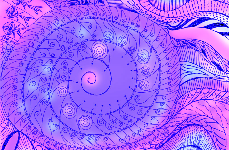 Sara Babbitt, spiral page, © 2017